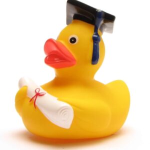 Lustige Badeente Doktorhut Geschenk