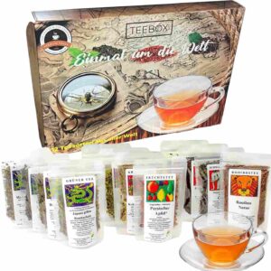 Weltreise Tee Geschenkset in Box