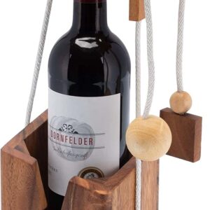 Edles Holz-Flaschen-Tresor R?tselspiel