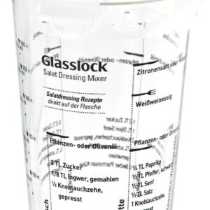 Glasslock Shaker 450ml mit Sieb & Rezepten