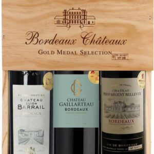 Goldmedaille Bordeaux Rotwein Set 3er