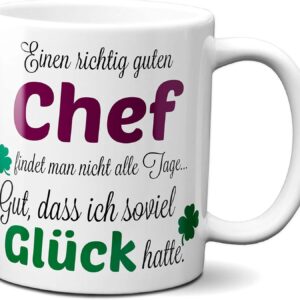 Bester Chef Tasse - Danke Spruch Geschenk