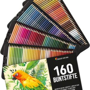 Professionelles Buntstifte Set - 160 Farben