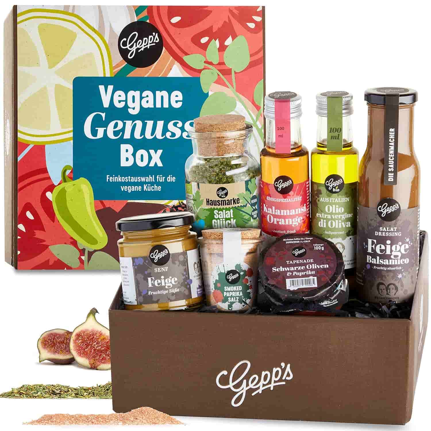 Vegan Genuss Geschenkbox mit K?stlichkeiten