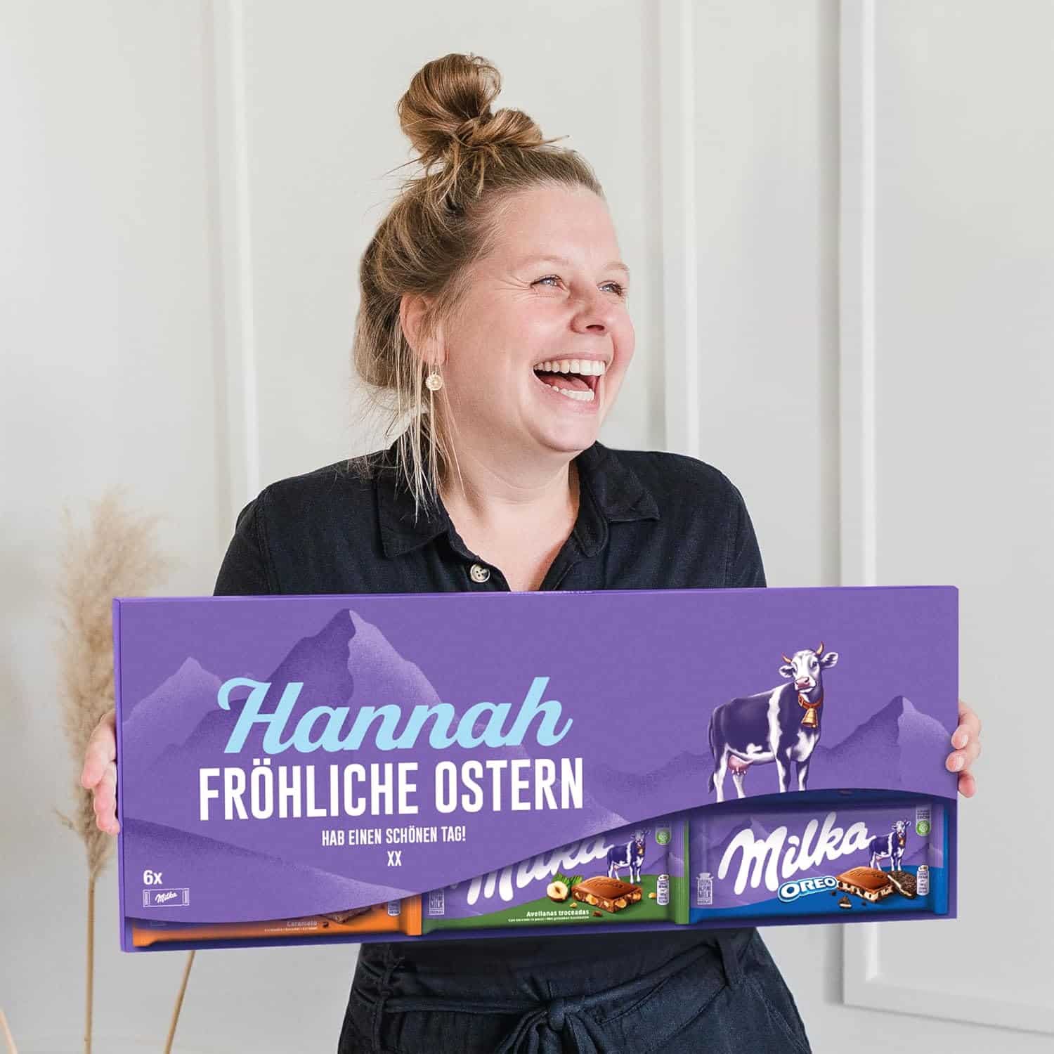Personalisierte Milka Schokolade Ostern