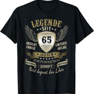 65. Geburtstag T-Shirt Frauen M?nner