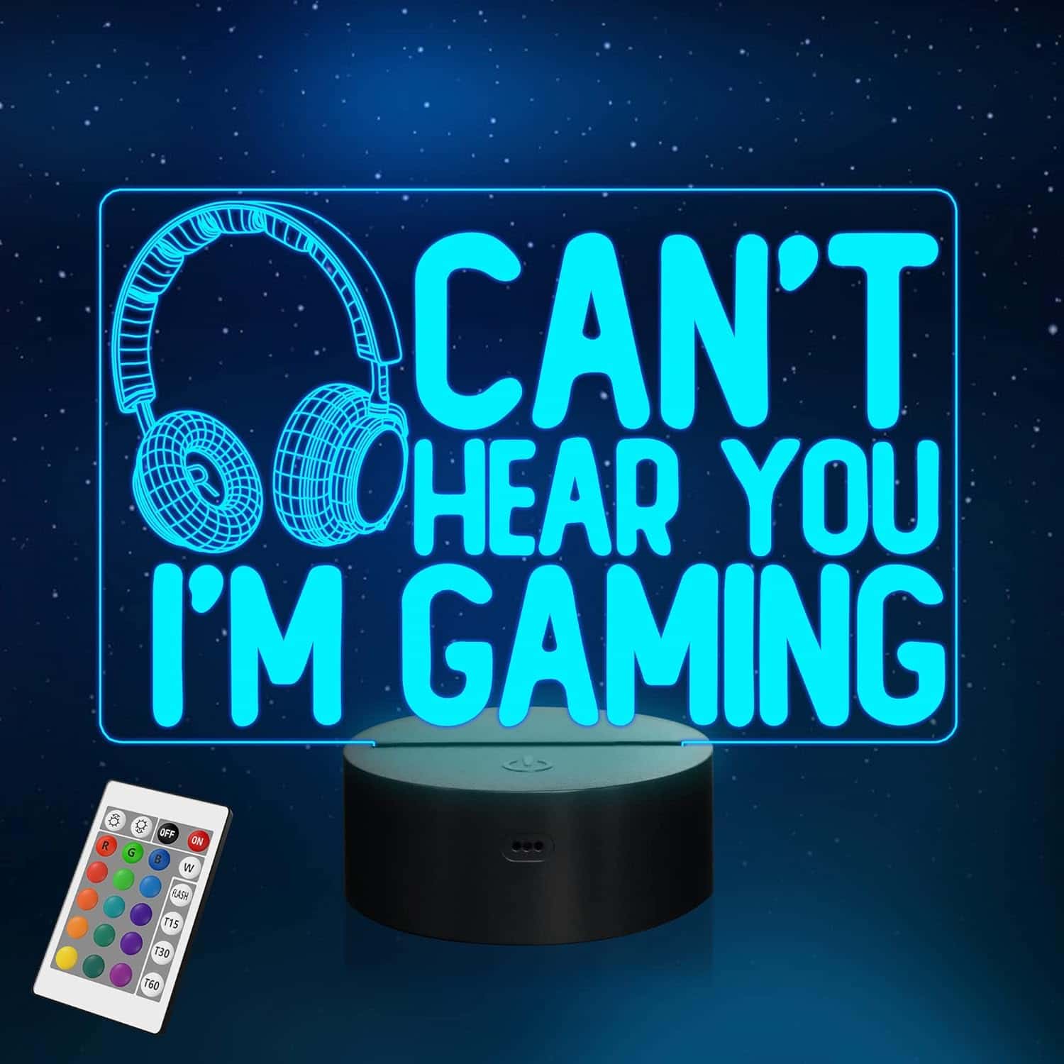 Lustige 3D Gaming Nachtlicht, RGB Lampe