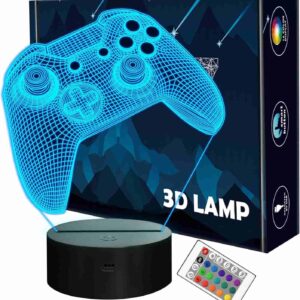 3D-Spielkonsole Nachtlicht mit Fernbedienung