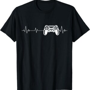 Schwarzes Gamer T-Shirt Geburtstag Zocken