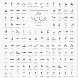Yoga Poster A2, 168 Posen & Zubeh?r