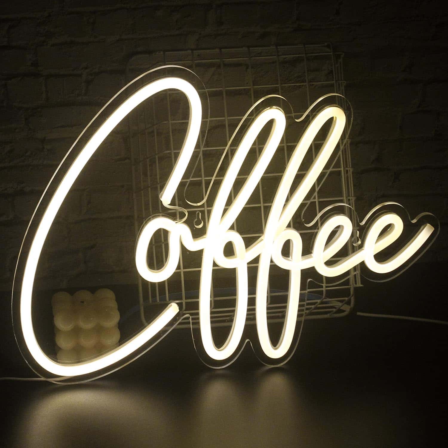 Kaffeeküchen Neonlicht LED Deko