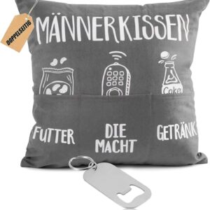 Lustige M?nnerkissen Geschenkidee 45x45cm