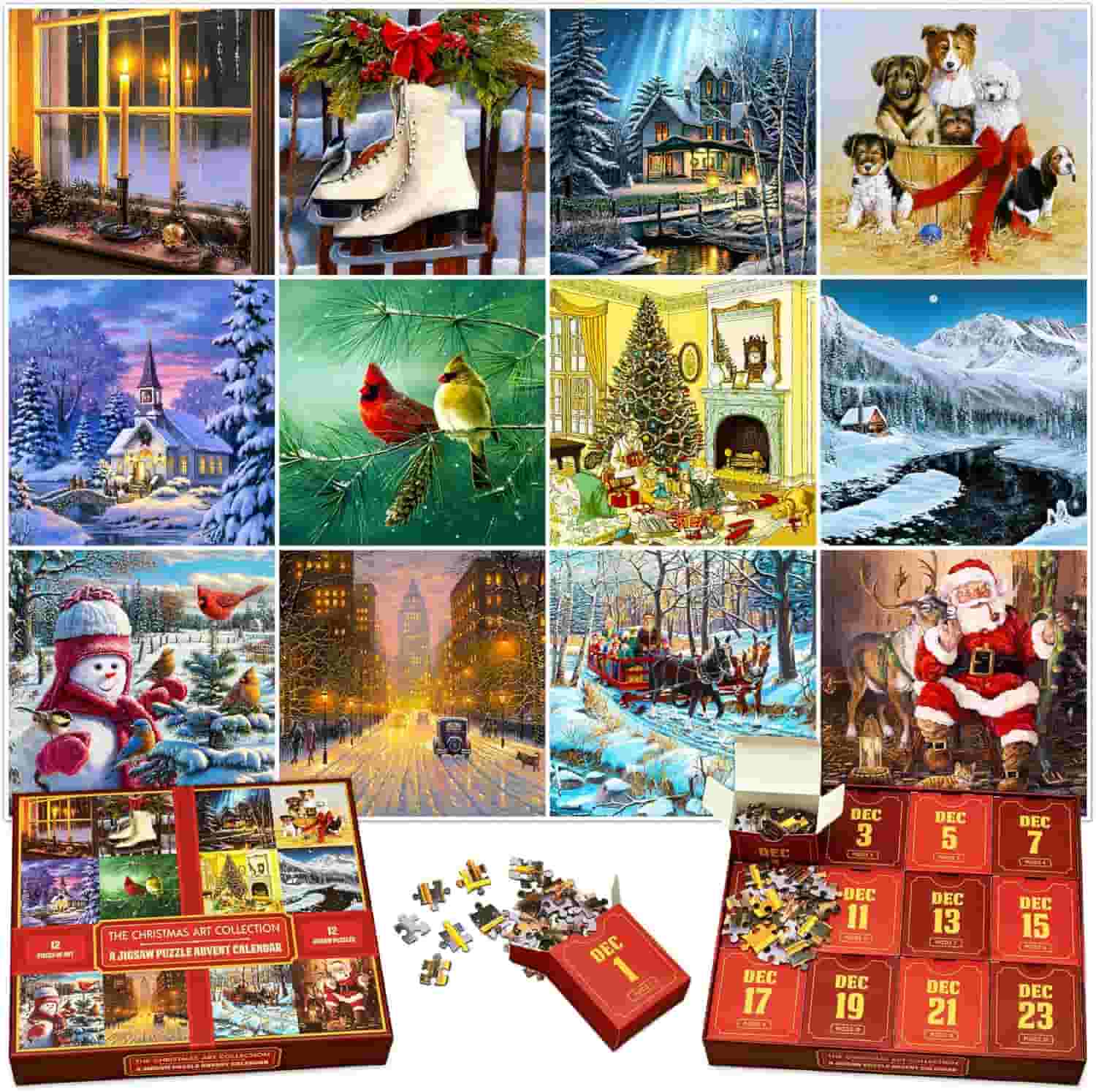 Einzigartiger Puzzle Adventskalender 2024
