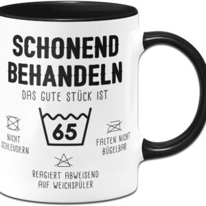Lustige Kaffeetasse 65. Geburtstag