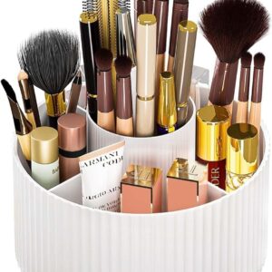 Drehbarer Kosmetik Organizer wei?