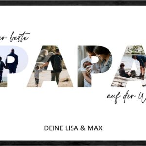 Personalisierte Vatertagsgeschenke mit Bildern