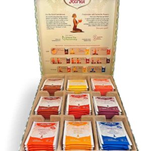 Yogi Tee Auswahl Geschenkset - 9 Bio Tees