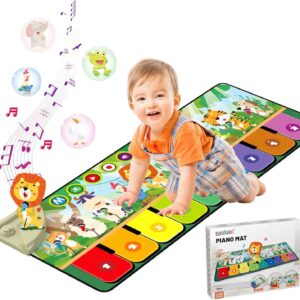Rodzon Musikmatte Tiere Klavier Geschenk
