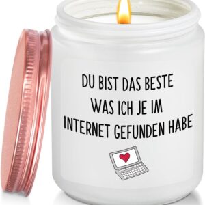 Liebesgeschenke: Lavendel Duftkerze für Paare