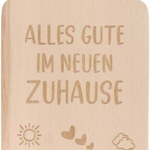 Holz Brotzeitbrett mit Gravur Geschenk