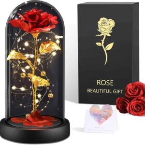 Ewige Rose im Glas für Mama - überraschung!