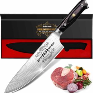 Scharfes Küchenmesser - Profi Geschenk für Papa