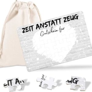 Personalisierbares Gutschein Puzzle 24 Teile
