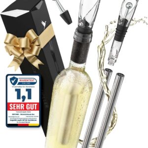 Edelstahl Weinkühlstab Set - Weinzubeh?r
