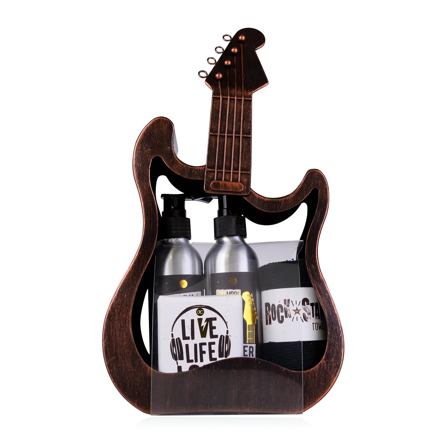 Metal Guitar Geschenkset: Duschgel, Lotion, Seife
