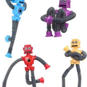 Teleskop Roboter Spielzeug mit Saugnapf