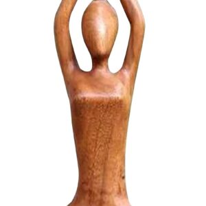 Moderne Frau Yoga Skulptur Deko