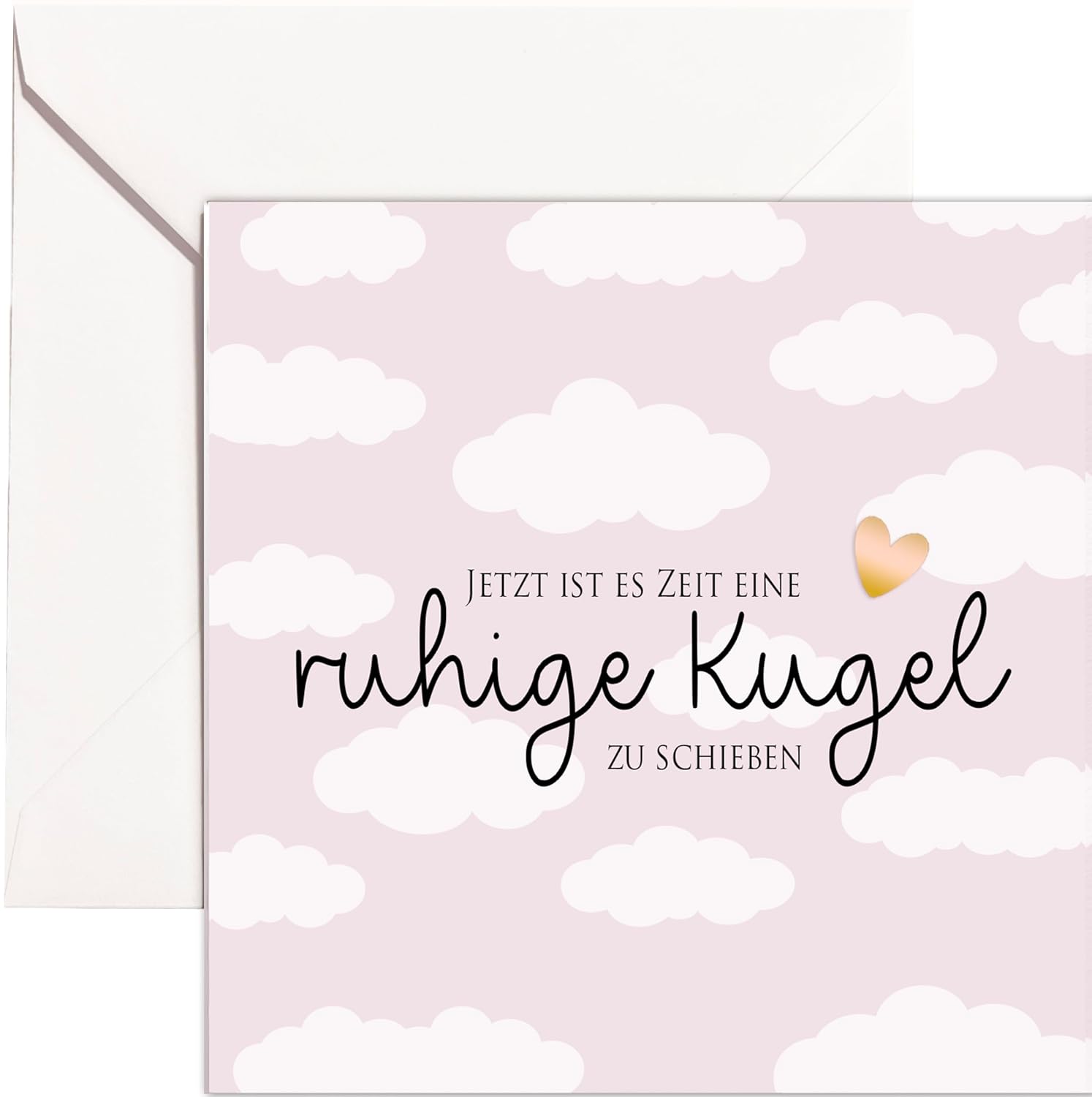 Sü?e Schwangerschaftskarte Mama Wolken