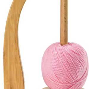 Magnetischer Wollabwickler aus Holz