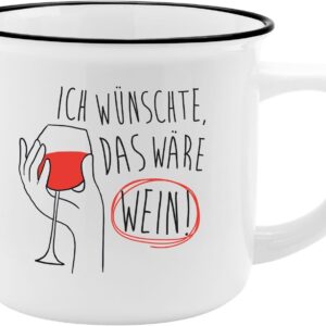 Wein Becher - Lustiges Frühstück Geschenk