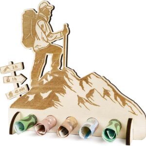 Originelles Holz Geschenkgeld Wandern