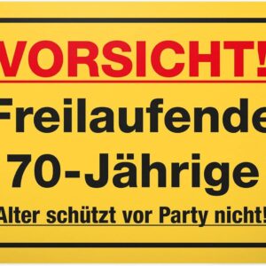 70. Geburtstag Deko Schild - Geschenk Idee