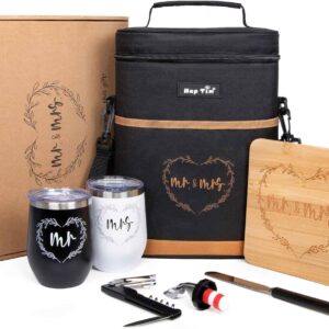 Hochzeit Weinkühltasche Geschenkset Paare