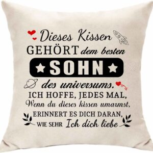 Inspirierende Kissen für Sohn von Eltern