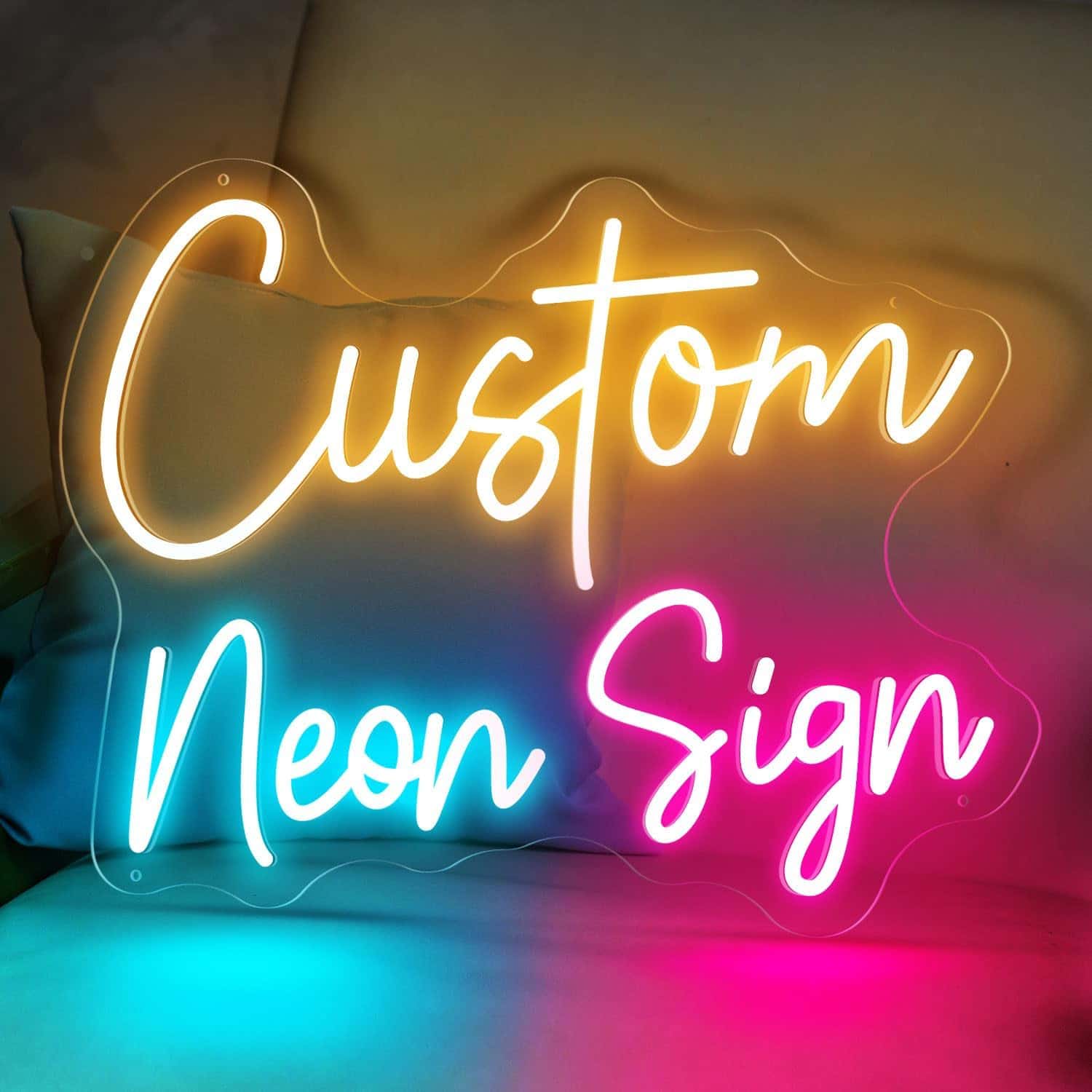 Personalisierbares LED-Neon-Schild 11 Farben
