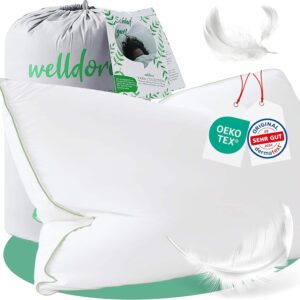 Welldora Premium Kissen 40x60, 100% Naturdaunen