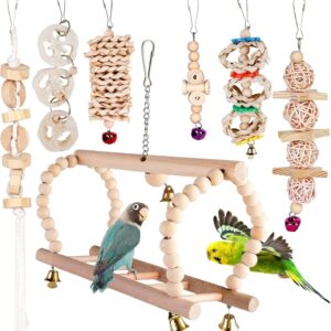 Buntes Vogelspielzeug Set für Wellensittiche