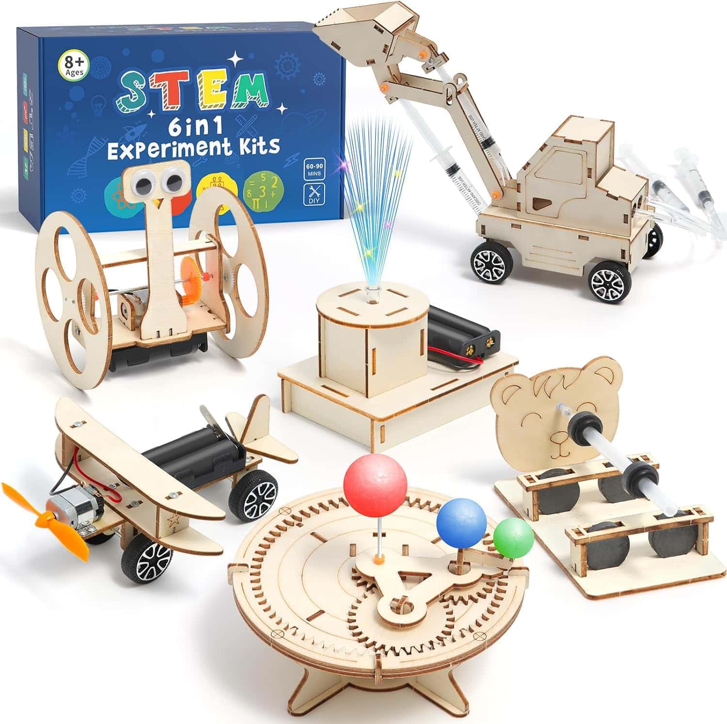 Experimentierkasten Elektronik Holzspielzeug 8-14