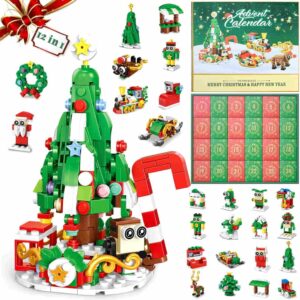Adventskalender 2024 Baukl?tze Santa Rentier