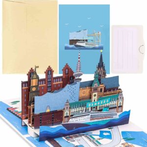 Hamburg 3D Reisegutschein Geschenkkarte