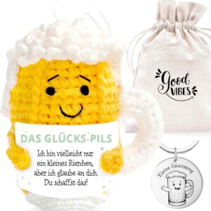 LOViLEE? Glücks-Pils Geschenkset mit Pocket Hug