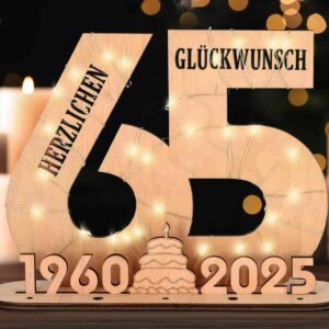 65. Geburtstag Geschenk M?nner Frauen - Personalisierbar Deko