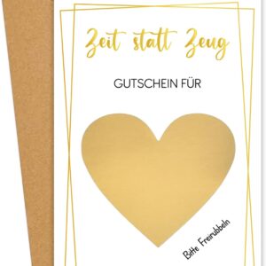 Selbstfüllbare Rubbelkarten Geschenke