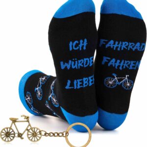 Lustige Fahrrad Socken & Schlüsselanh?nger