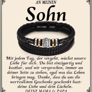 Lederarmband mit Gravur für M?nner