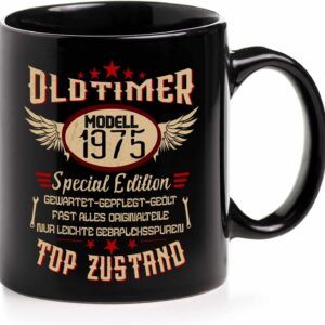 50 Jahre Kaffeetasse, Jahrgang 1975 Geschenk